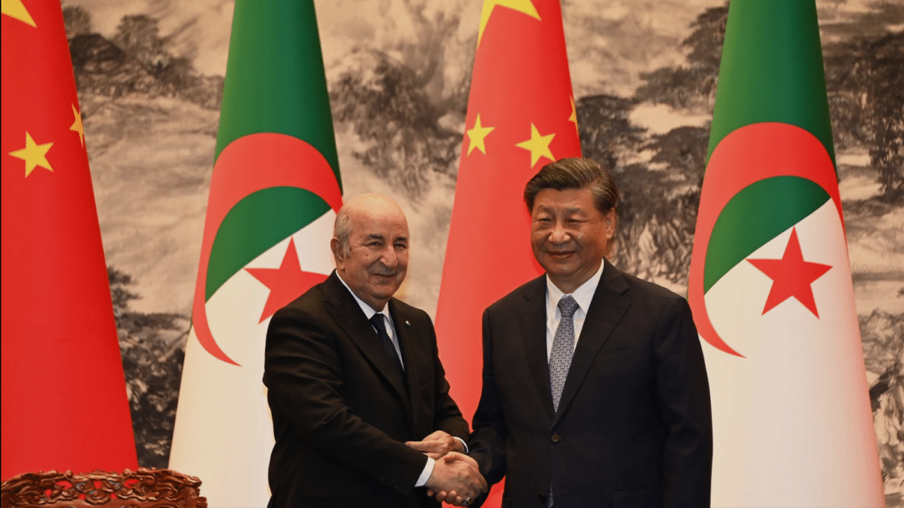 الرئيسان الجزائري والصيني